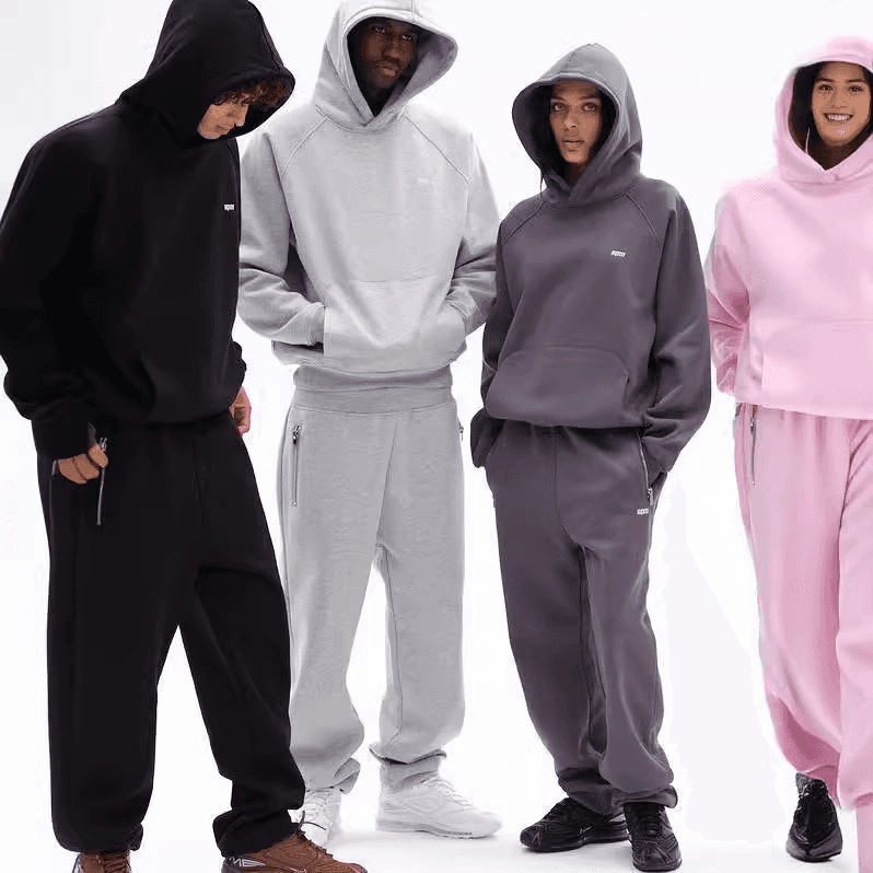 Men's & Women's Letter Hoodie Set Suitable For Sports, Shopping, And Leisure; A Must-have For Trendsetters.