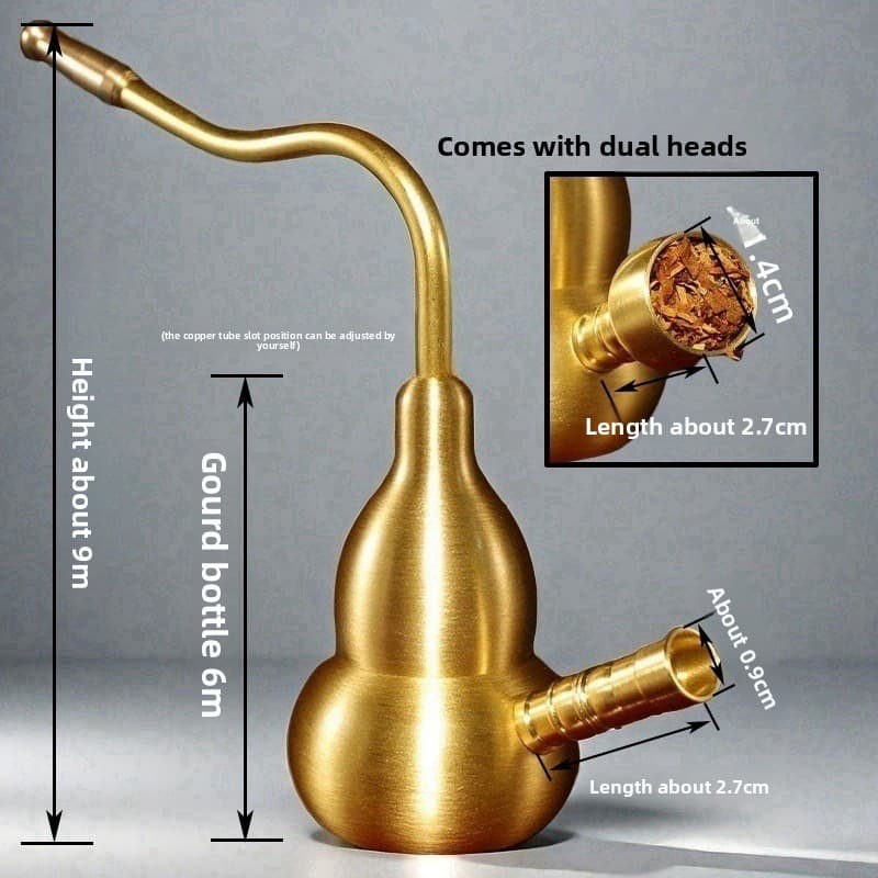 Ornament Dual-use Filter Brass Water Bag Four-in-One Men's Metal