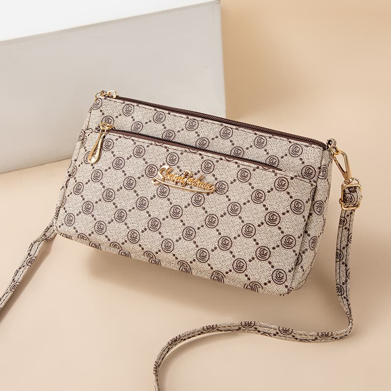Luggage & Bags new fashion women's bag small bag crossbody mobile phone bag mini high end multi layer ladies bag cross border delivery