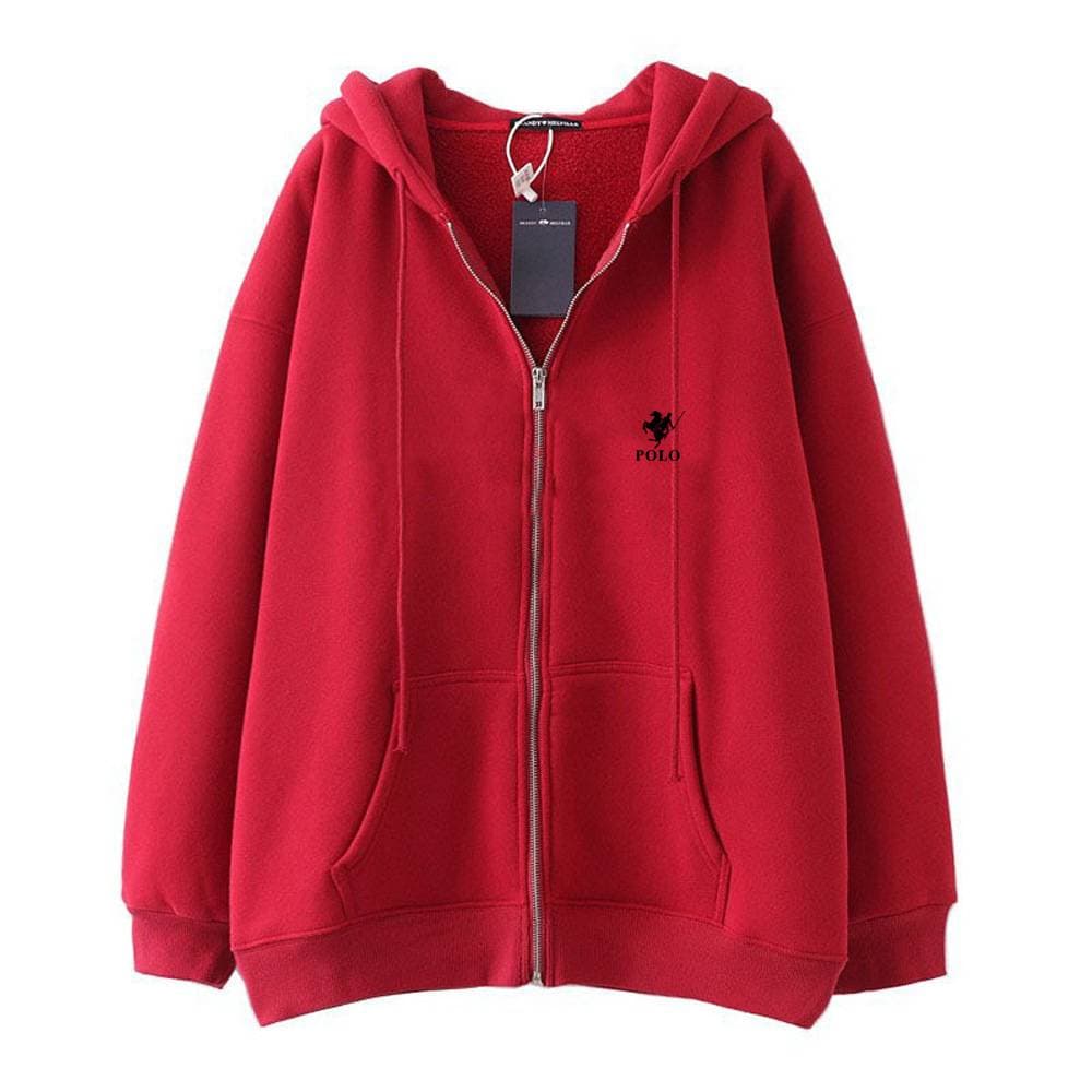 Veste à capuche imprimée, style identique pour hommes et femmes, haut ample à fermeture éclair, grande taille