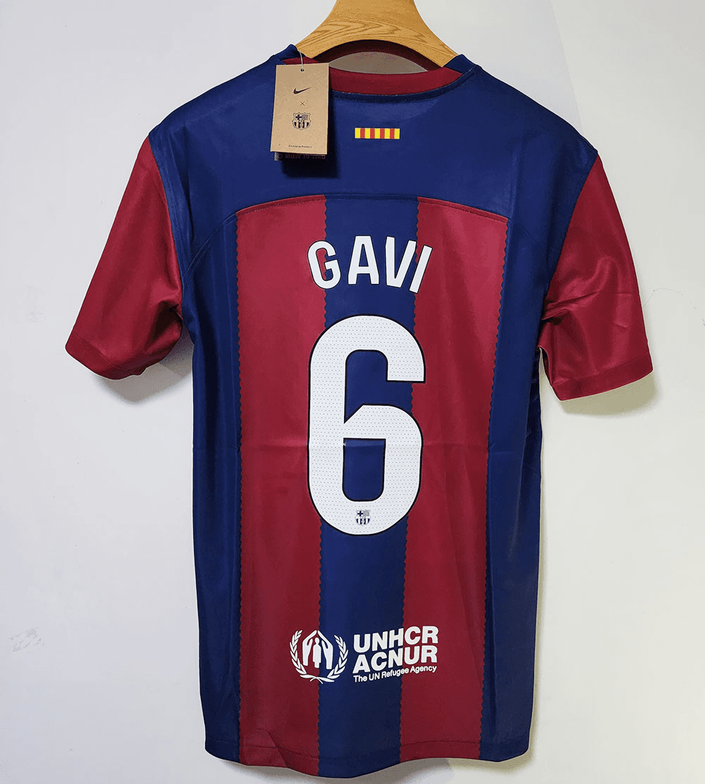 GAVI #6 Soccer Jersey Football Home Shirt Jersey Adult man - all size