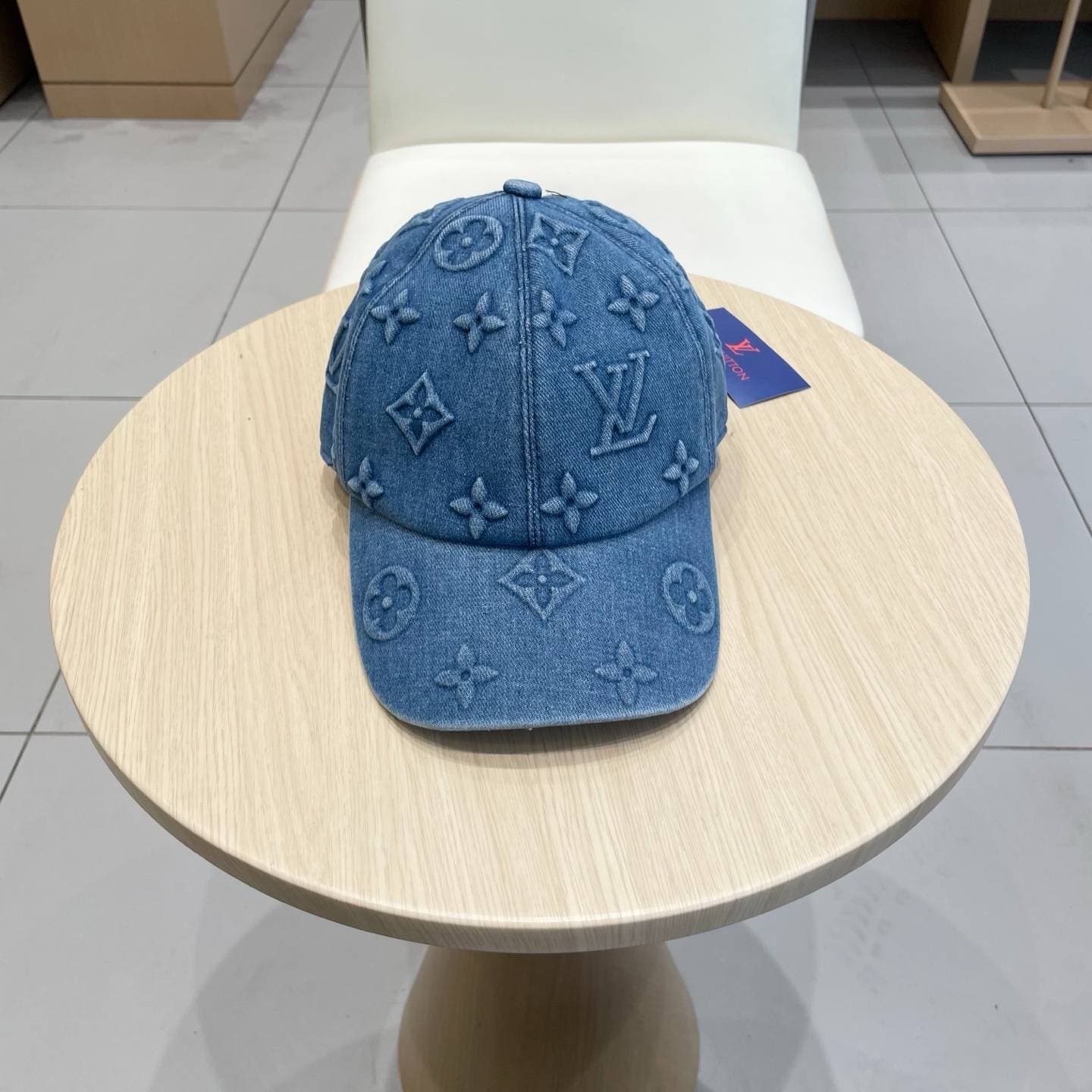 New Style Trendy Big Brand Official Website Same Style High Quality Denim Baseball Cap Denim Style Duckbill Cap