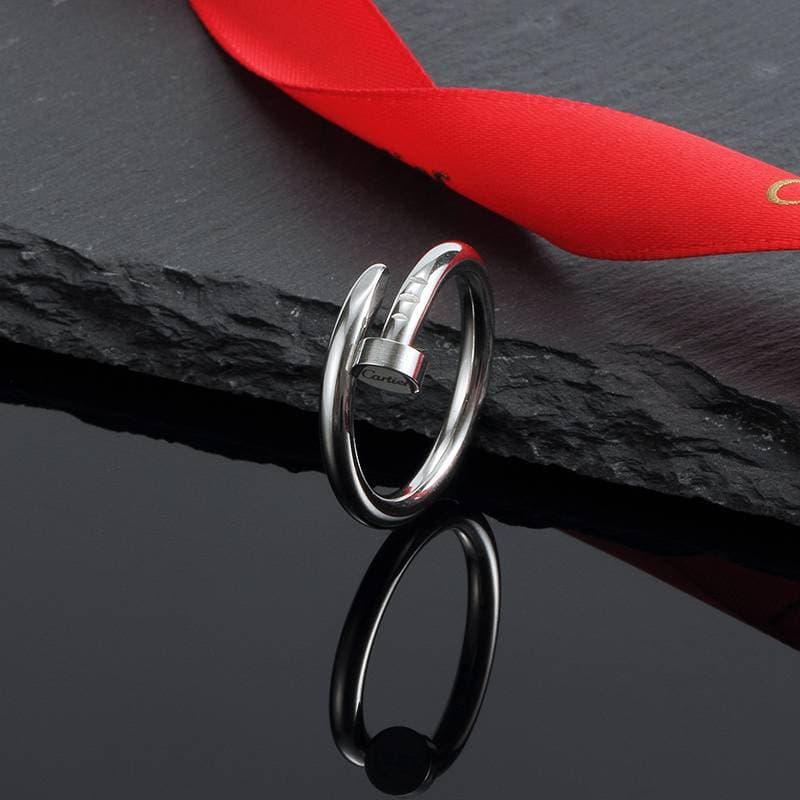 Bague Juste Un Clou, plusieurs couleurs, tailles 5 à 11, durable, idéale pour un usage quotidien ou comme cadeau