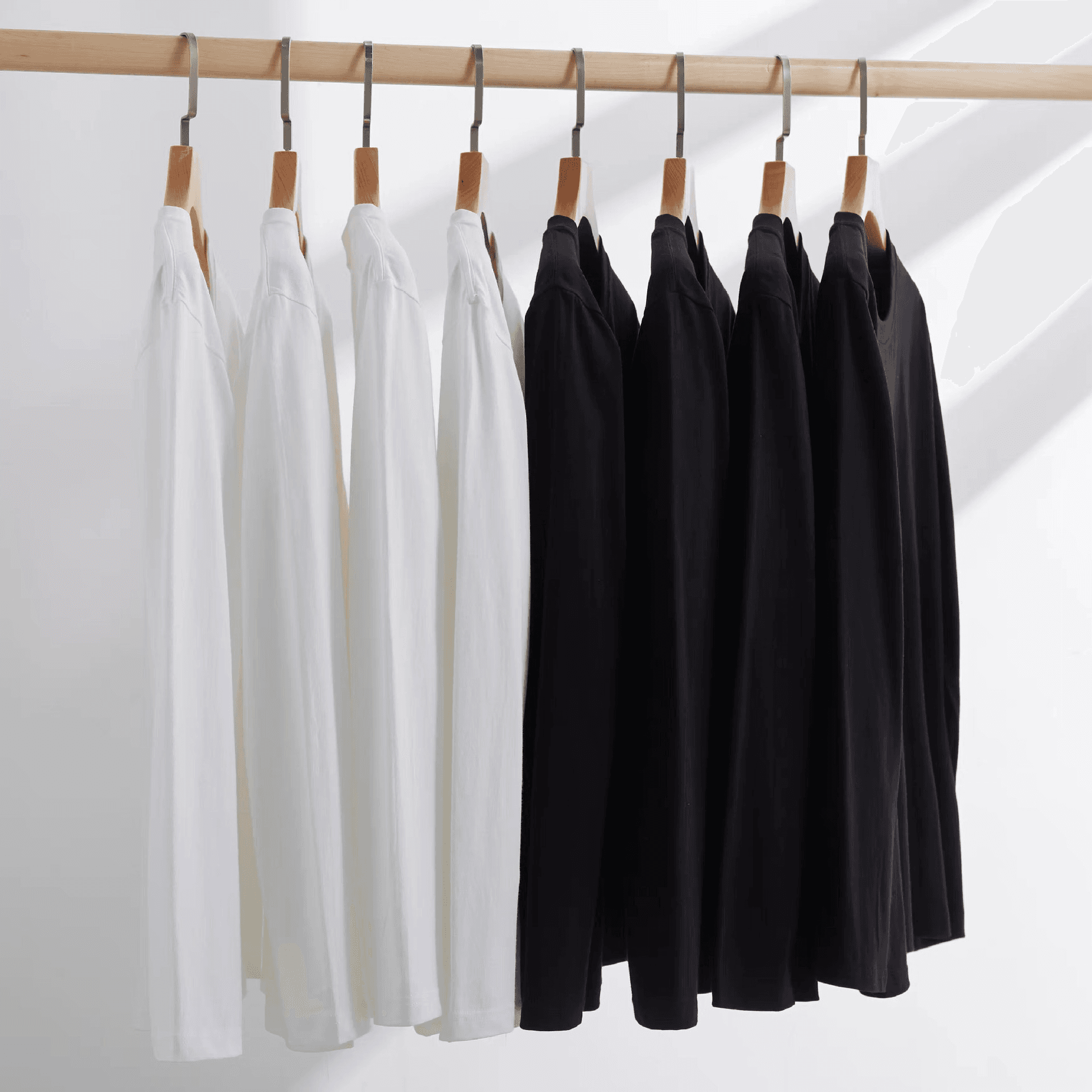 230g Cotton Long-sleeved T-shirt Heavy Loose Men's Model With A Solid Cotton Base Shirt With A Crew Neck