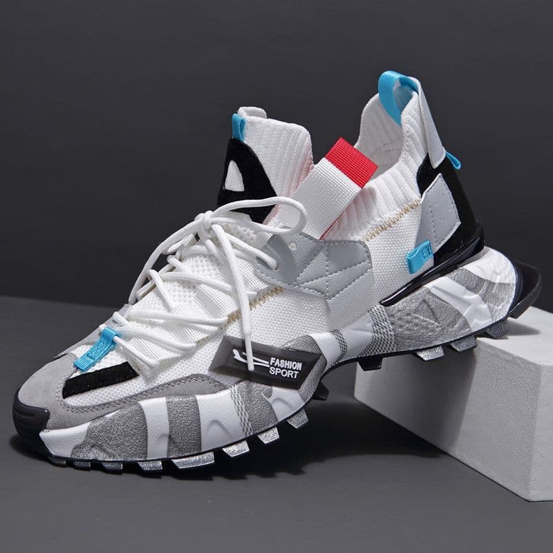 European Station Breathable Thin Section Summer Men's Shoes 2023 New Trendy Brand Sports Shoes Spring Soft Bottom Daddy Shoes Men