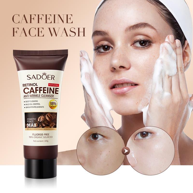 SADOER Retinol Caffeine Anti Wrinkle Mild Cleanser