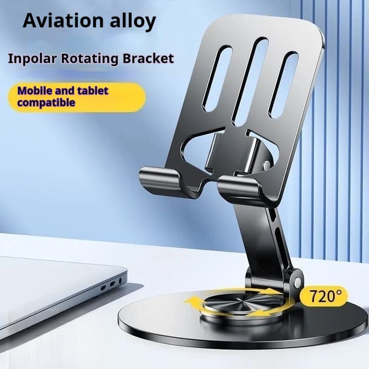 Full Desktop Rotatable High-end Office Mechanical Universal Metal Stand For Phone And Tablet