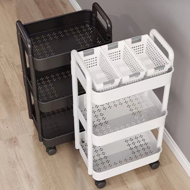 Small Cart Rack, Kitchen, Floor To Ceiling, Bedroom, Multi-level Snacks, Mobile Bathroom, Storage Rack