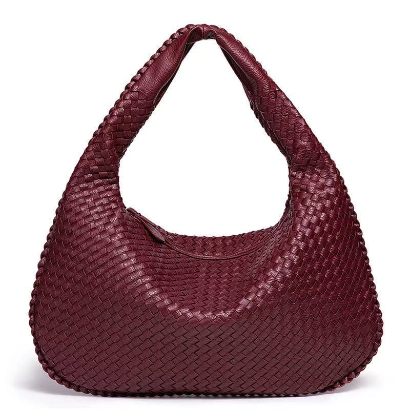 European And American Ladies Woven Shoulder Large Oblique Urban Women Pure Handmade Woven Women's Bag Large Capacity Handbag