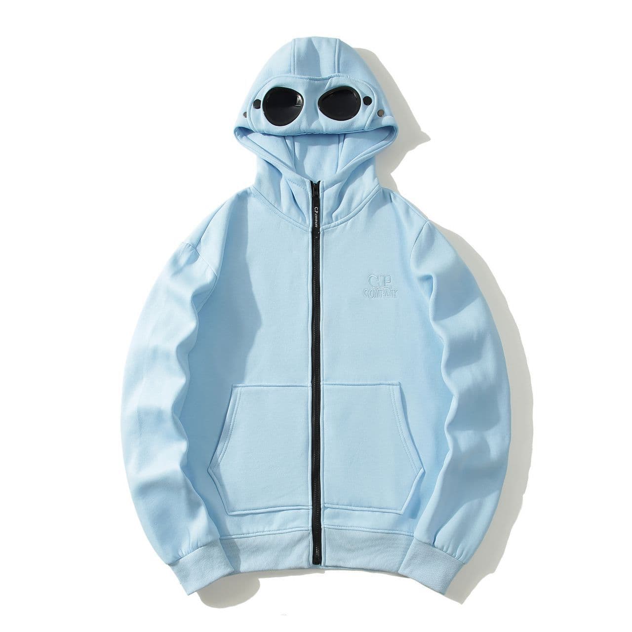 Pull à capuche en coton décontracté pour hommes et femmes, style lentille ronde, nouvelle collection automne/hiver 2024