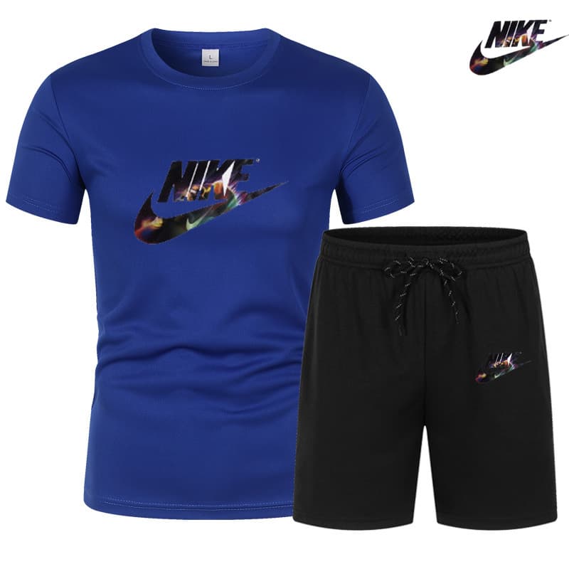 2024 Tendance d'été Vêtements pour hommes T-shirt à manches courtes + short à cinq points Ensemble 2 pièces Survêtement Mode Jogging Casual En