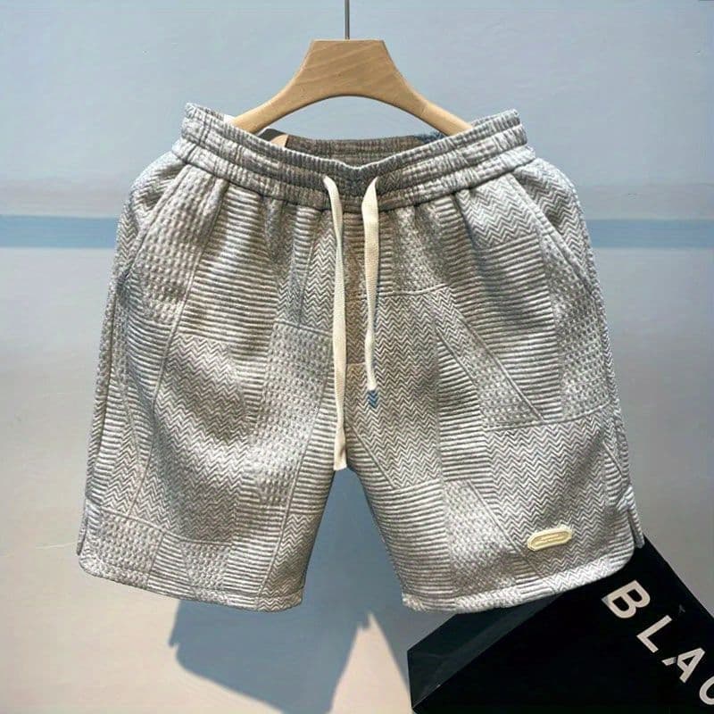 Men's Clothing Wavy Shorts, Designer Niche Casual Five-point Beach Pants, Summer High Street Sports Shorts