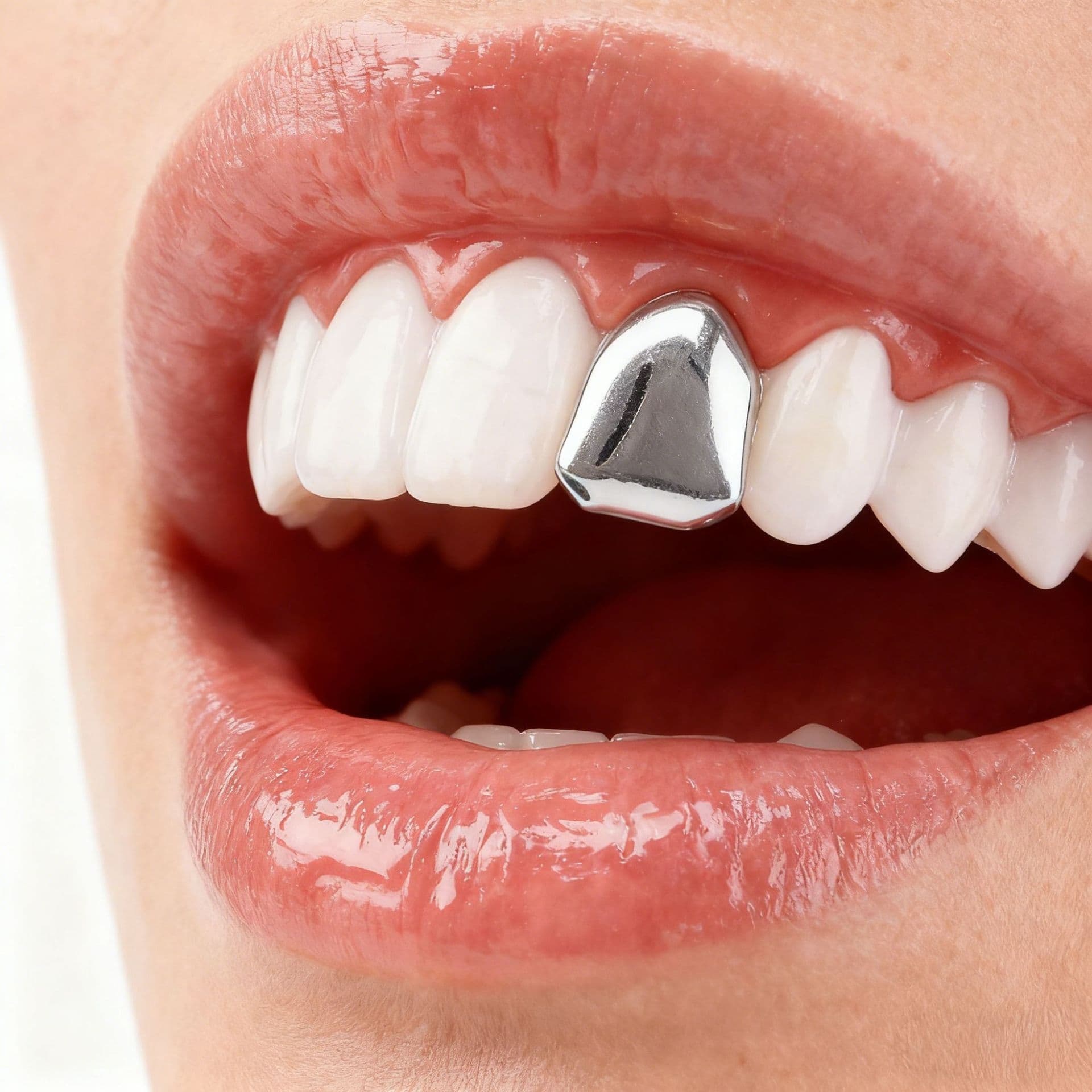 vampire Grillz European American Hip-Hop Single Gold Tooth GRILLz For Men And Women, HIPHOP Dental Jewelry, Cross-Border