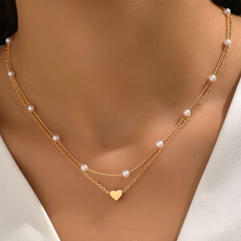Jewelry New Pearl Necklace Fashion Clavicle Chain Choker Neck Jewelry Female