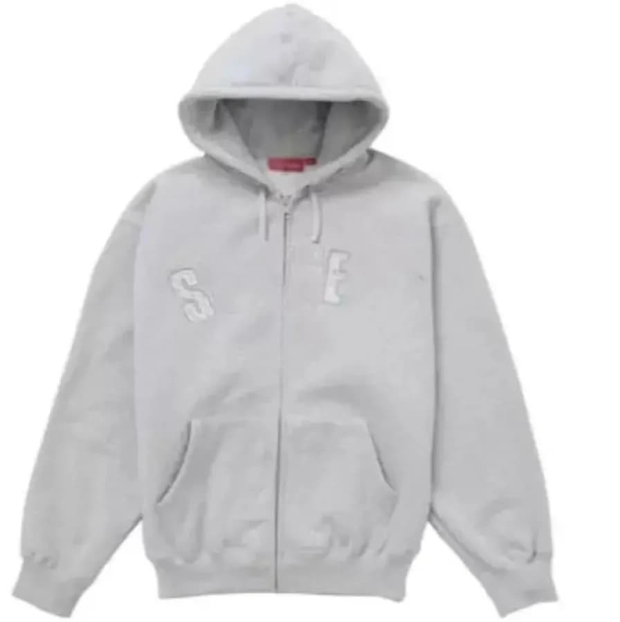 Sweat à capuche de marque de créateur, style rétro américain, haute qualité, fermeture éclair et broderie.