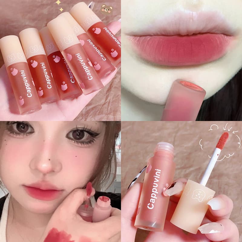 Gloss Waterproof Lip Set 6 Color Nude Red Matte Liquid Lipstick Long Lasting Women Red Lip Tint Veet Lip G stick