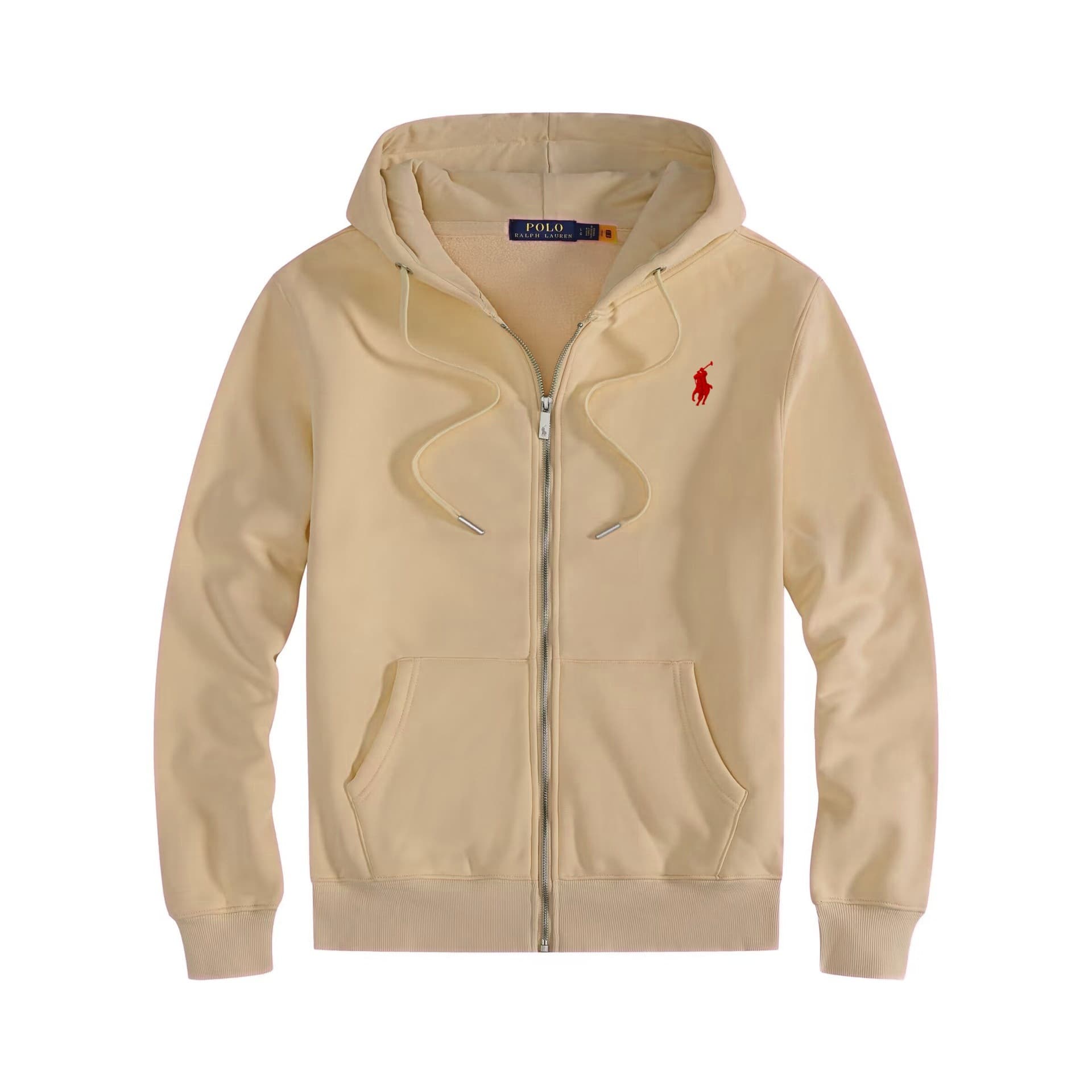 Sweat à capuche décontracté à fermeture éclair et logo poney brodé pour homme de la marque tendance Polo Paul de Laf RL