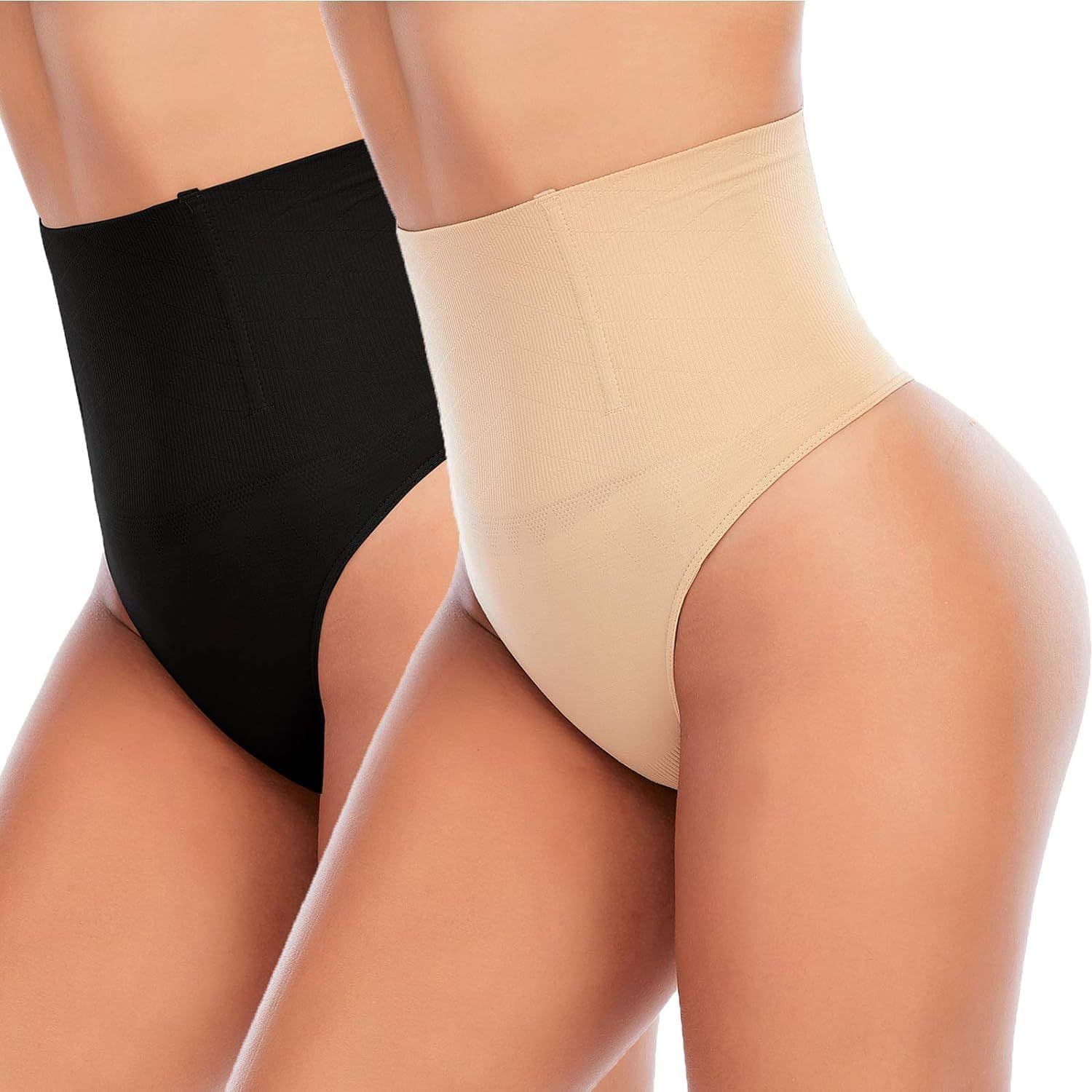 Foreign Trade Thong Women's Strong Hip Lifting Summer Thin And Fishbone Steel Corset Waist Mid-high Waist Seamless Body Shaping Pants