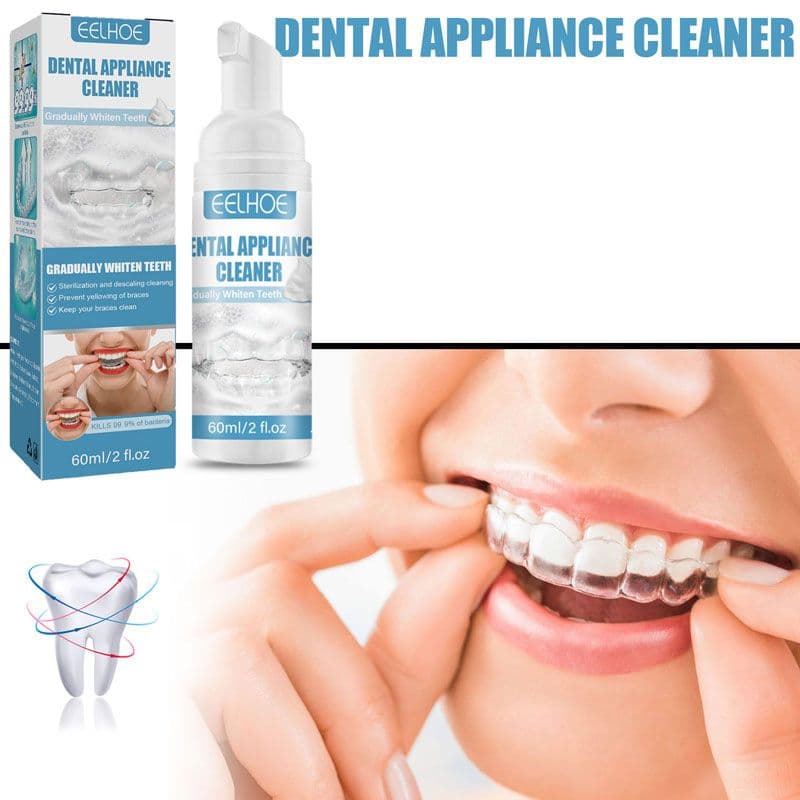 Orthodontic foam Stain Removing Cleaning Care Tooth Sleeve Deep Cleaner