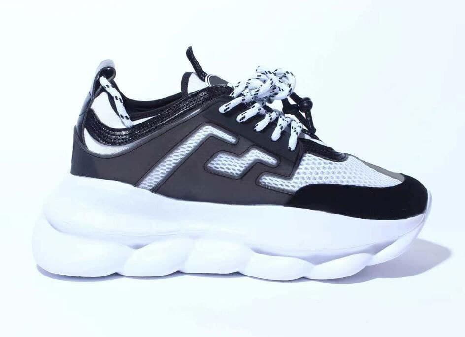 Chaussures de sport décontractées, chaîne de commerce extérieur transfrontalier, station européenne, chaussures de papa rétro, semelle épaisse