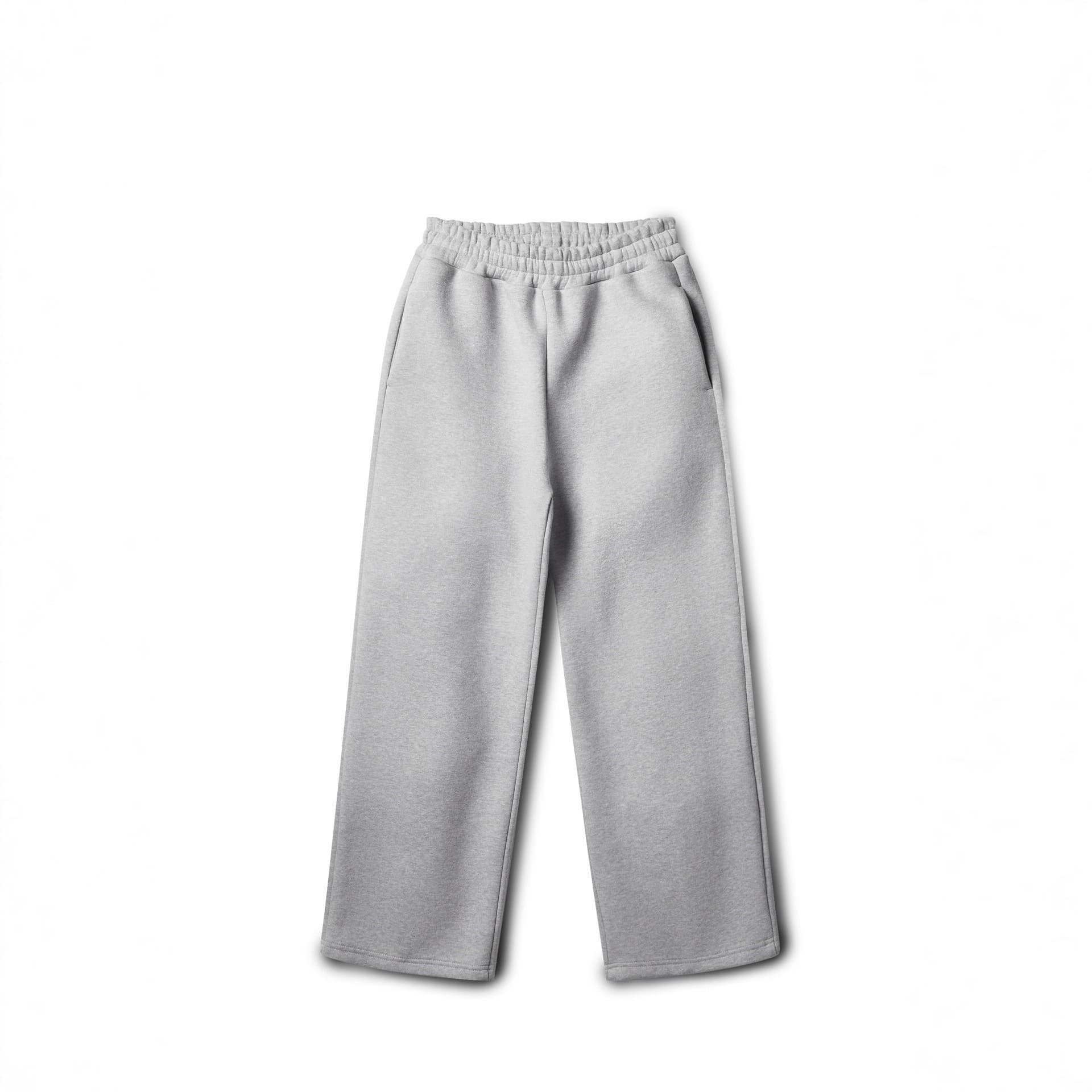 Unisex Fleece Jogger Pants – Winter Warm & Casual, Elastic Waist, Straight Fit (Black/Gray, Sizes S-2XL)