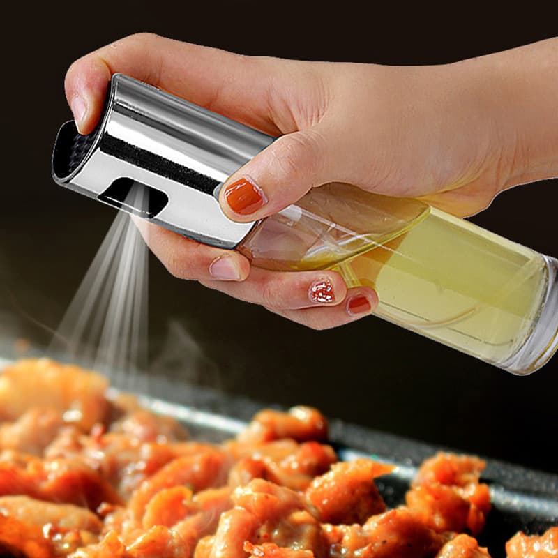 Home Storage & Organization Oil Spray Pot Transparent High Borosilicate Glass Vinegar Bottle Sesame Oil Bottle Seasoning Bottle Spray Pot