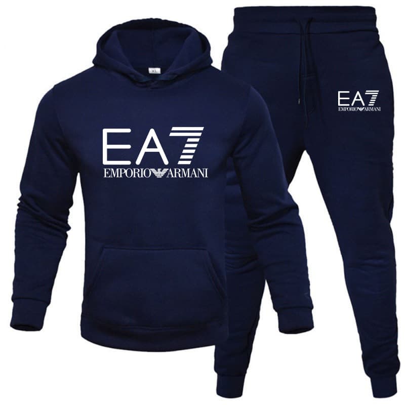 Sweat-shirt à capuche automne et hiver 2024, ensemble de deux pièces de vêtements de sport, pantalon hip-hop pour hommes, vêtements de mode, vêt