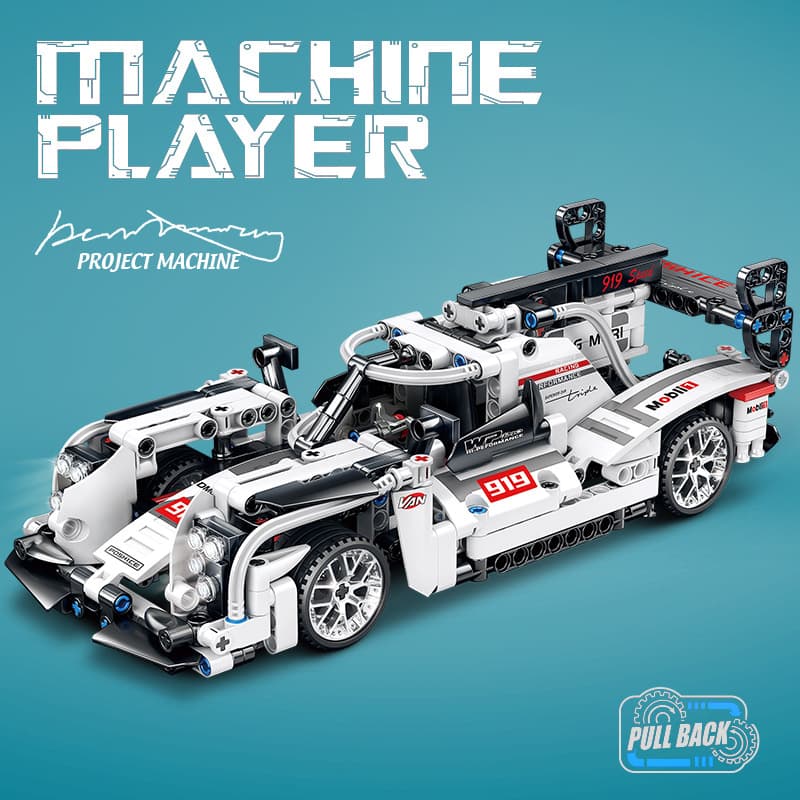 Building Blocks remote control toy building blocks car assembly children's toy car racing model small particles