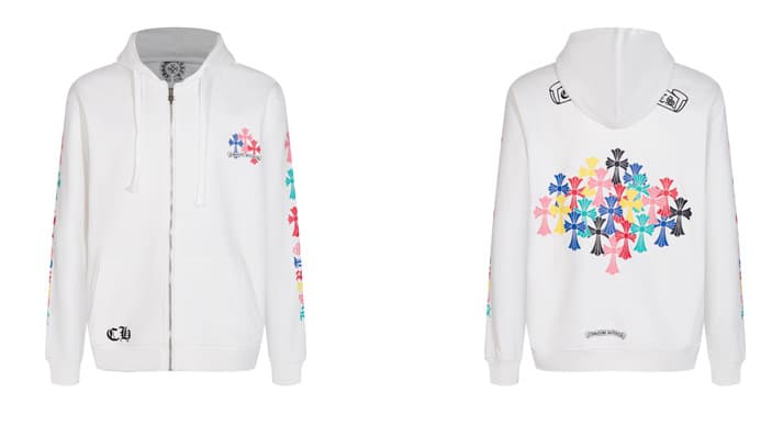Sweat à capuche Chrome Hearts Cross, version correcte 25ss, polyvalent et tendance, vente en gros