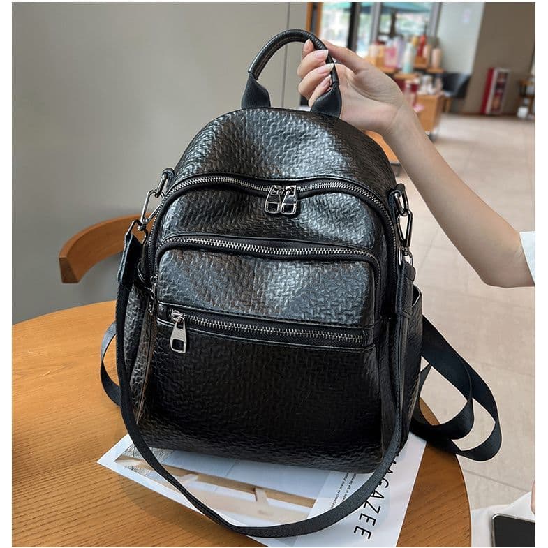 2025 New Korean Version Versatile Casual Fashion Large Capacity Multi-Compartment Backpack For Women
