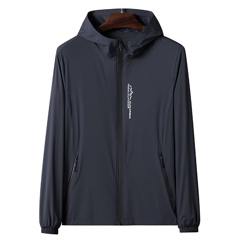 Men's Clothing Outdoor Sun Protection Clothing Summer Skin Clothing Ultra Thin Breathable Beach Cycling Windbreaker