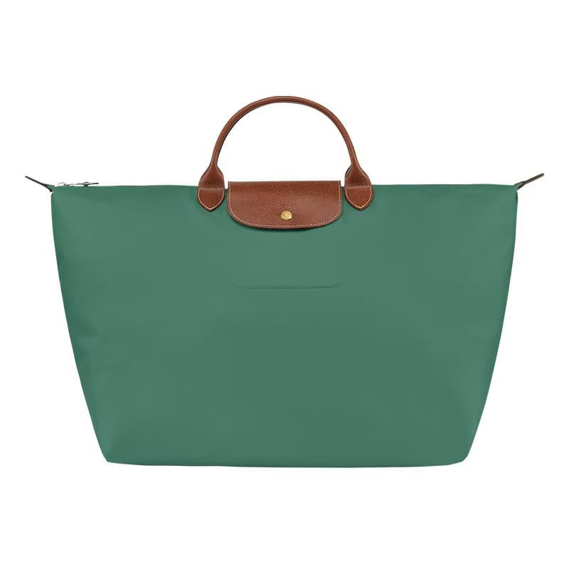 Sac cabas Long Champ français 70e anniversaire, modèle 2026, en nylon brodé, grand format, idéal pour les voyages.