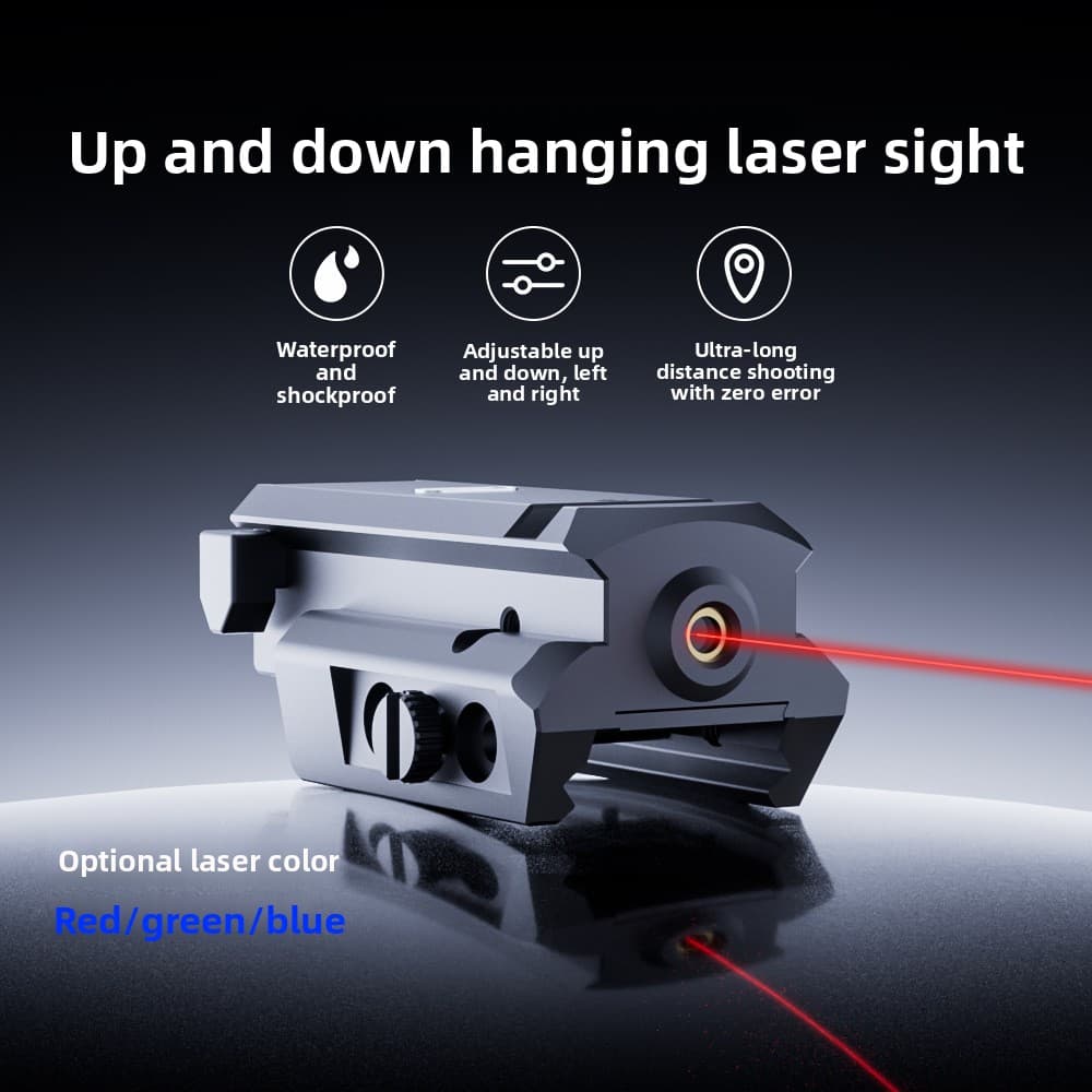 1043 Red Laser Sight G17 Up Down Left Right Mount Infrared Shockproof Waterproof Adjustable Rechargeable High Precision
