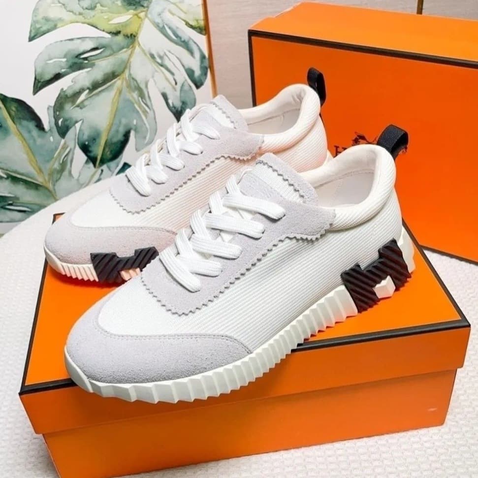 Chaussures tendance pour couples de la marque H, baskets décontractées confortables et polyvalentes en cuir véritable respirant et en maille,
