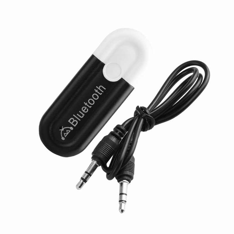 Bluetooth 5.0 Receiver USB and 3.5mm AUX 2 in 1 Audio Wireless Adapter For Headphone Speaker Car Kit USB Dongle Upgraded