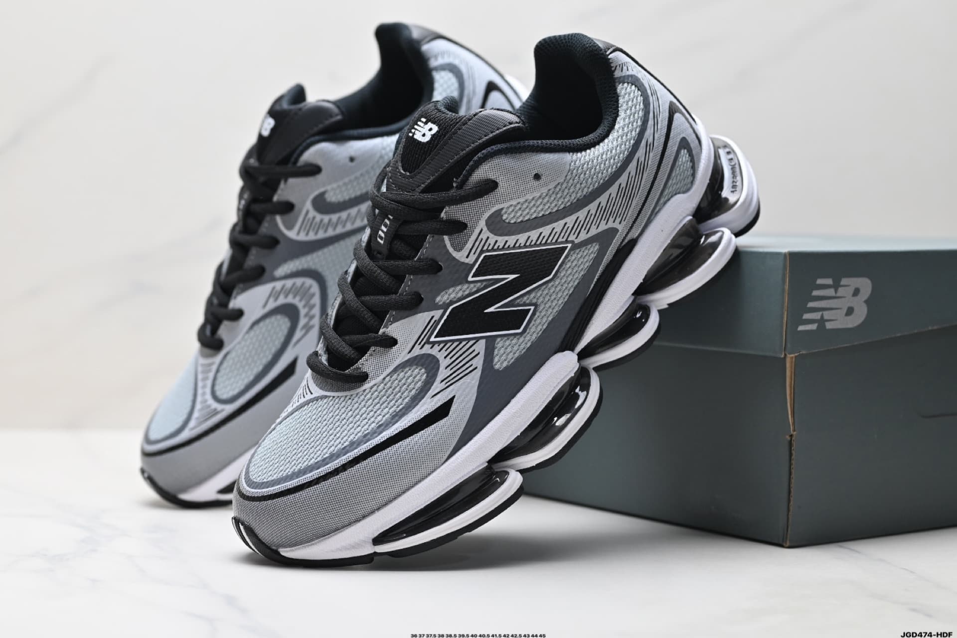 Chaussures de sport basses et décontractées Putian Original Box NB 2000 unisexes, résistantes à l'usure