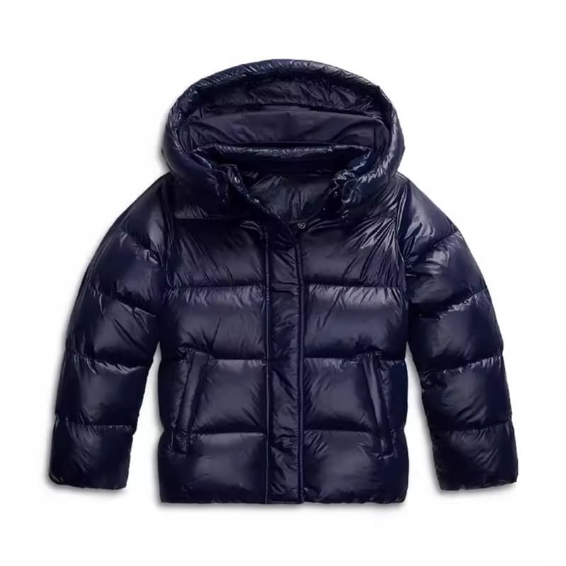 Women's Casual Hooded Cotton Jacket With 3D Print – Streetwear Winter Coat For Women (Blue, Black, Custom Colors)