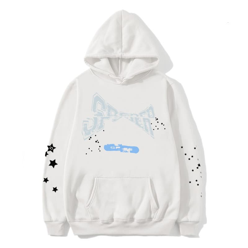 Sweat à capuche et pantalon de survêtement imprimé automne/hiver de la série Spider 555