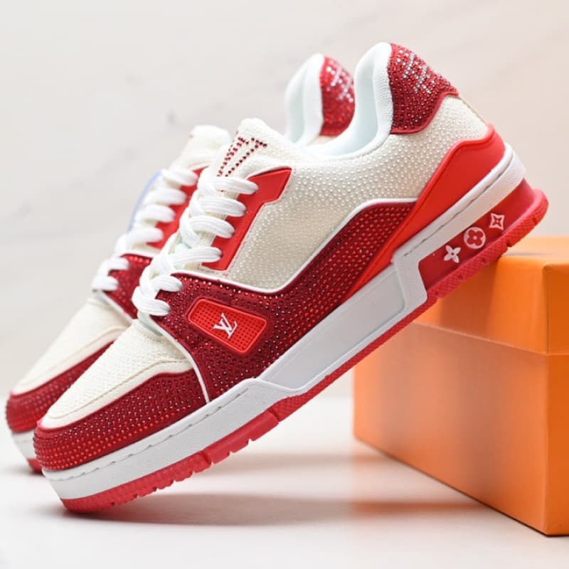 Baskets montantes Lujia, chaussures de sport tendance à imprimé diamant, style couple, tendance et polyvalentes, pour hommes