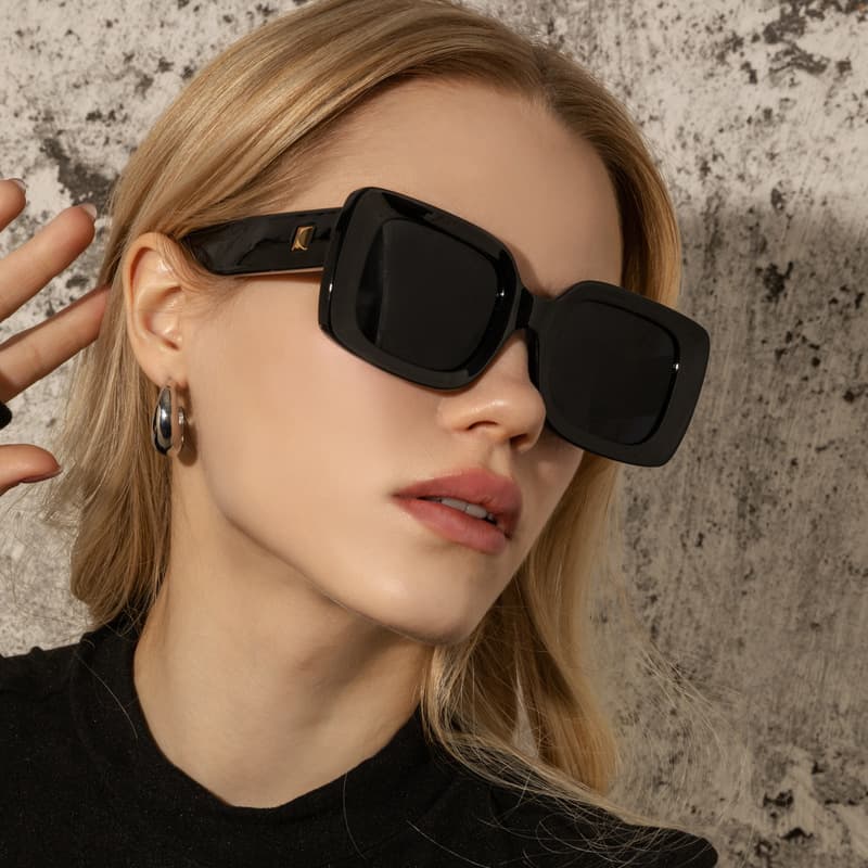 RBRARE Square Sunglasses Classic Black Glasses for Women/Men Brand Designer Eyewear Women Retro Lentes De Sol Mujer