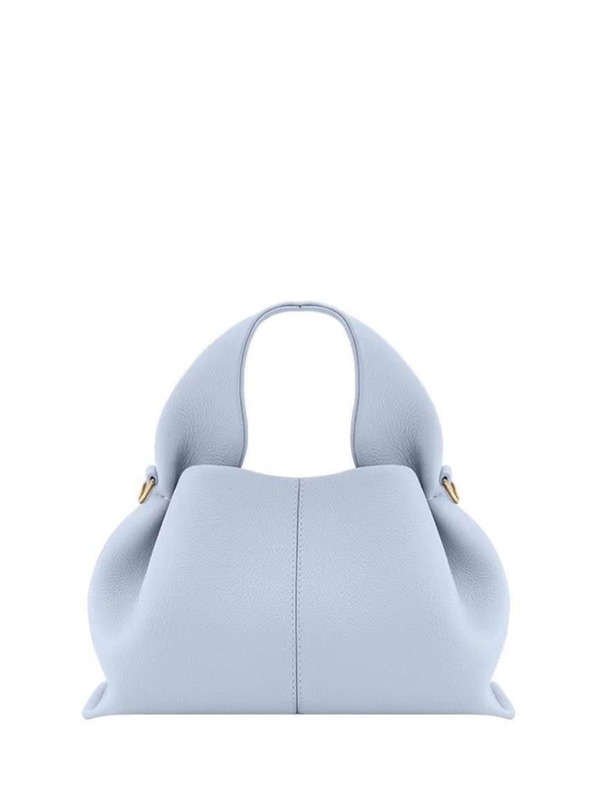 Sac à main bandoulière texturé style français, collection 2024, tendance « Cloud Dumpling » pour femmes.