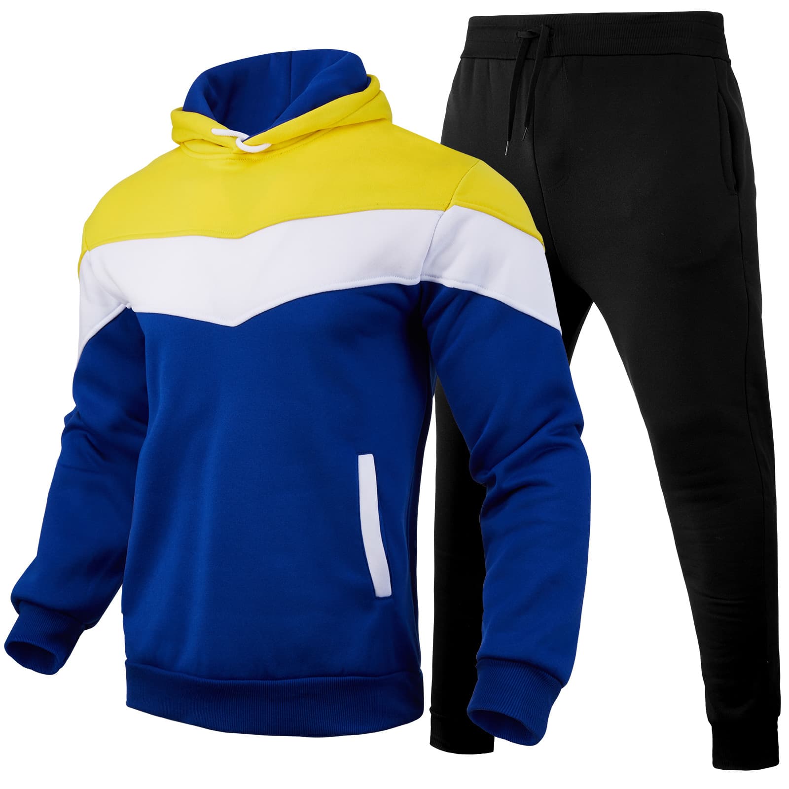 Men's Clothing New Spring and Autumn New Solid Color Sweatshirt Men's Long Sleeve 3D Sports Leisure Sweatshirt Pullover Loose