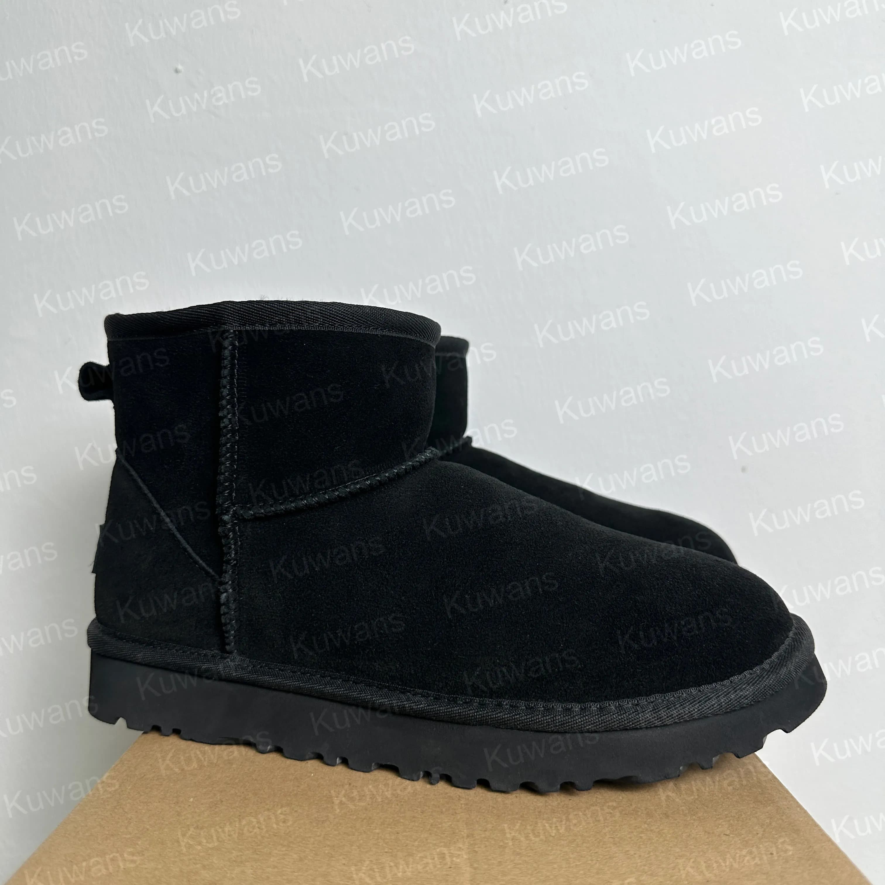 U GG Designer Classic Ultra Mini Bottes de Neige Plateforme Courte Femmes Hommes Fourrure Peau de Mouton Tasman Tazz Chesut Sable Graine de Moutarde