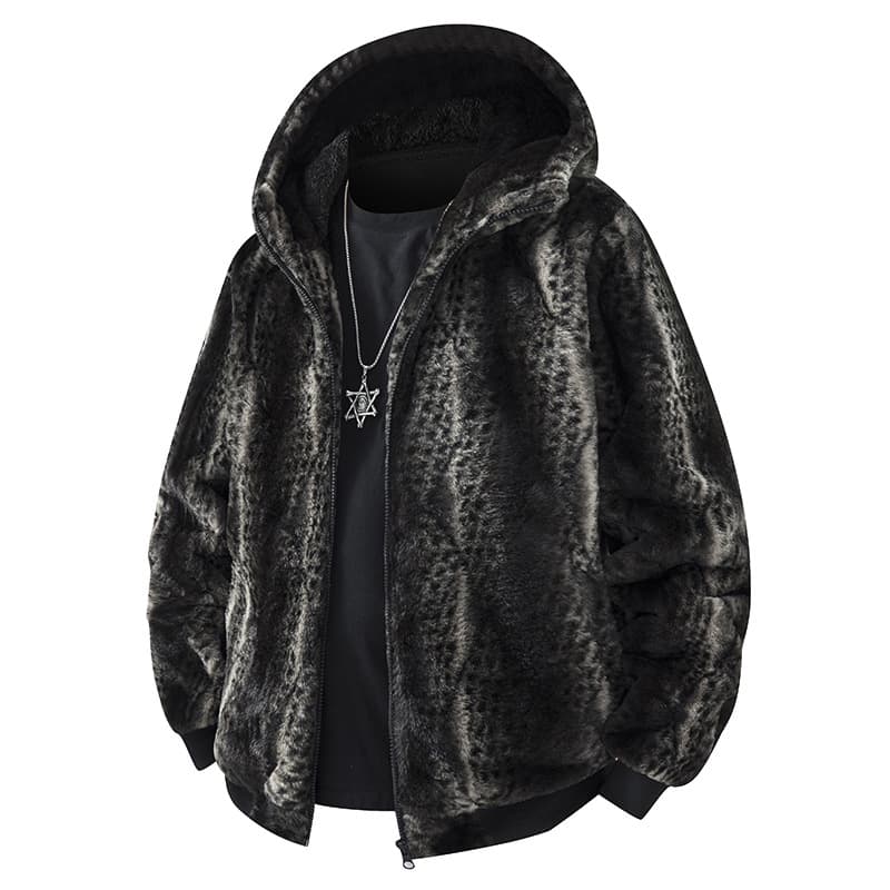 Fleece-Lined Corduroy Jacket – Slim Fit Stand Collar Hooded Coat (Unisex, 3 Colors)