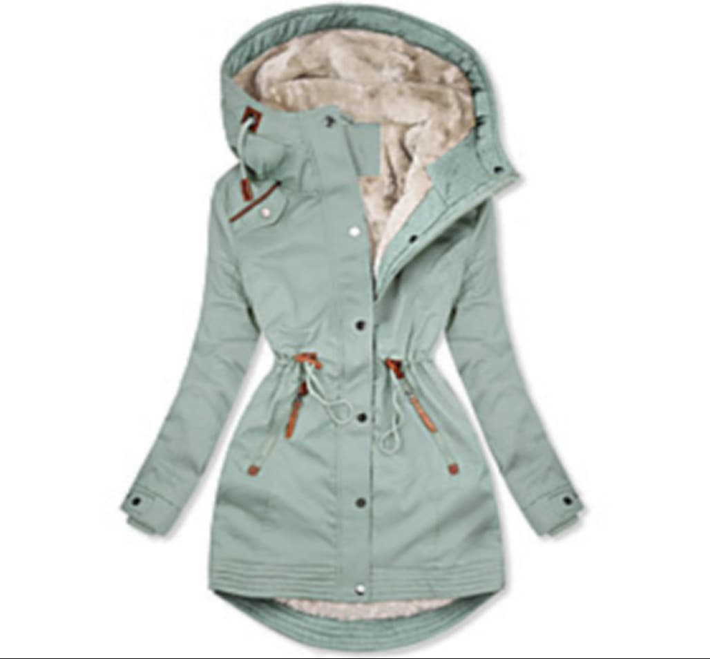 Women's Fashion Long Sleeve Slim Cotton-padded Coat Coat Hooded Coat