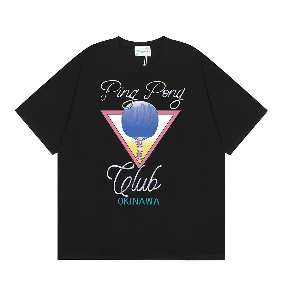 T-shirt ample à manches courtes pour hommes et femmes, imprimé printemps et été