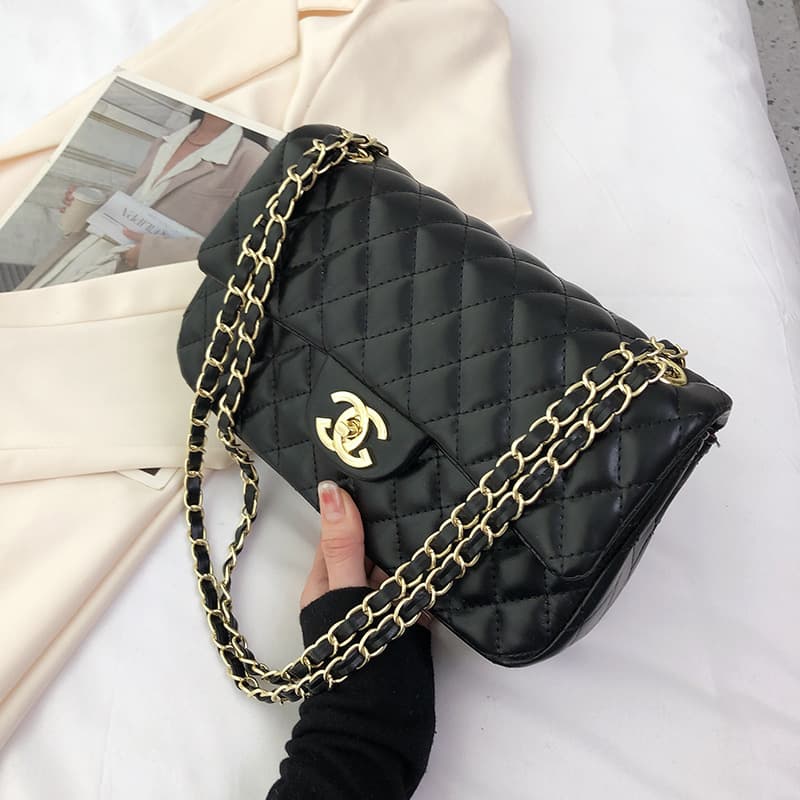 Sac à bandoulière avec chaîne Lingge polyvalent pour femmes, nouvelle mode 2024