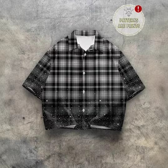 Men's Summer Casual Shirt Loose Fit Short Sleeve Retro Style Versatile