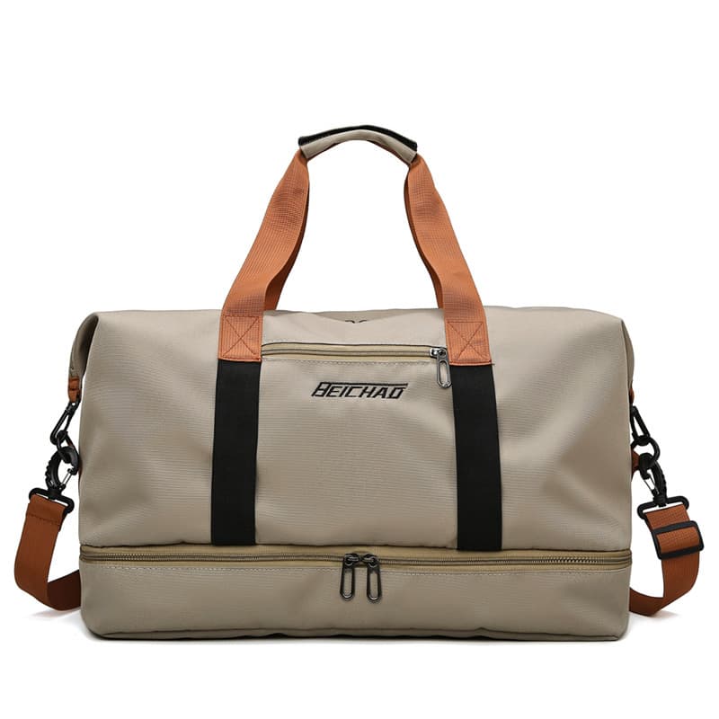 travel bag Korean version portable short-distance travel luggage bag large capacity lightweight dry and wet separation sports fitness bag