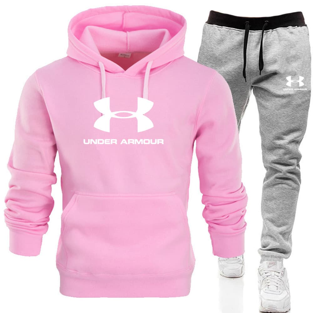 Pull à capuche pour hommes + pantalon costume automne et hiver en peluche impression chaude costume décontracté sweat costume